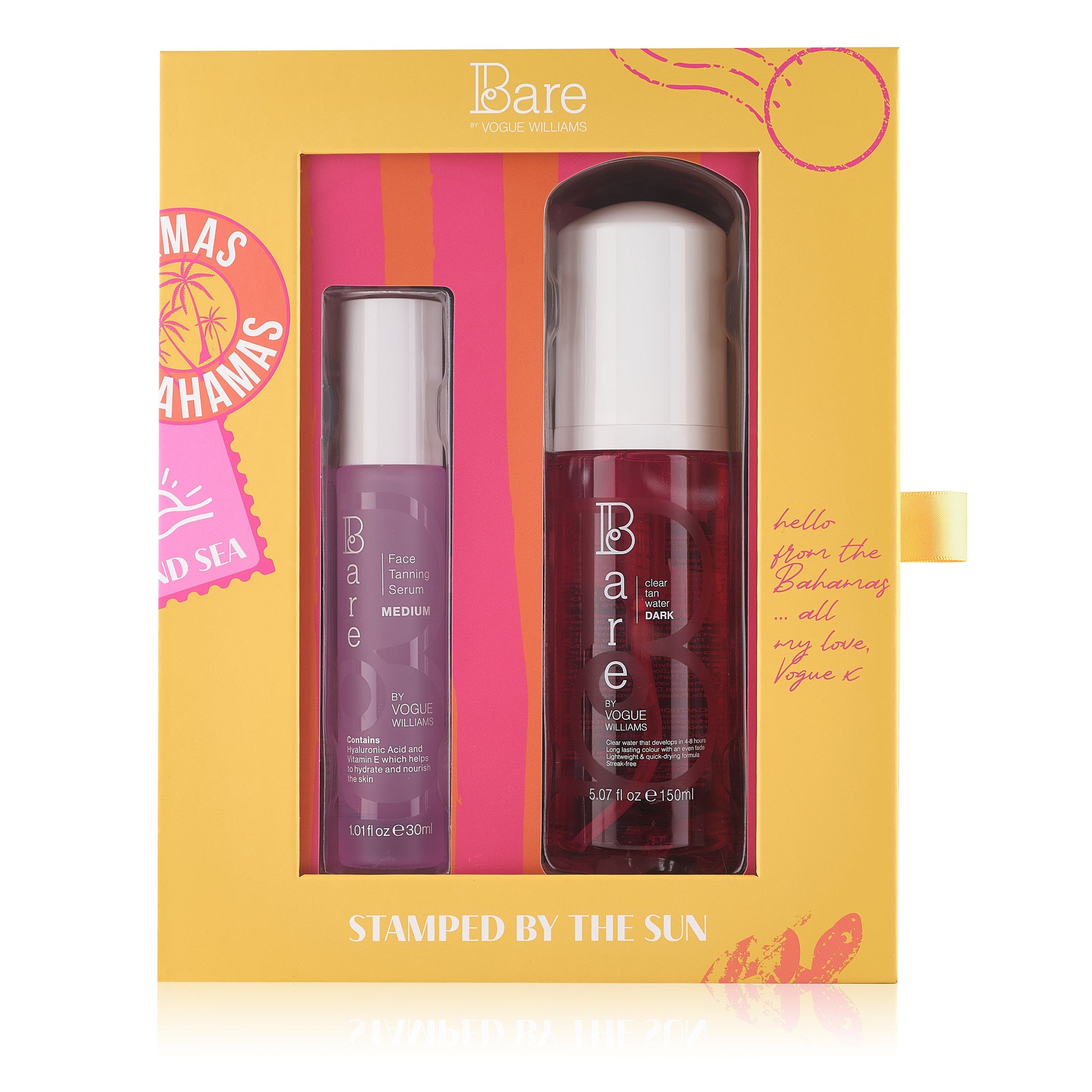 Bare by Vogue Holiday 2025 Gift Set Tanning Bundle Stamped by The Sun