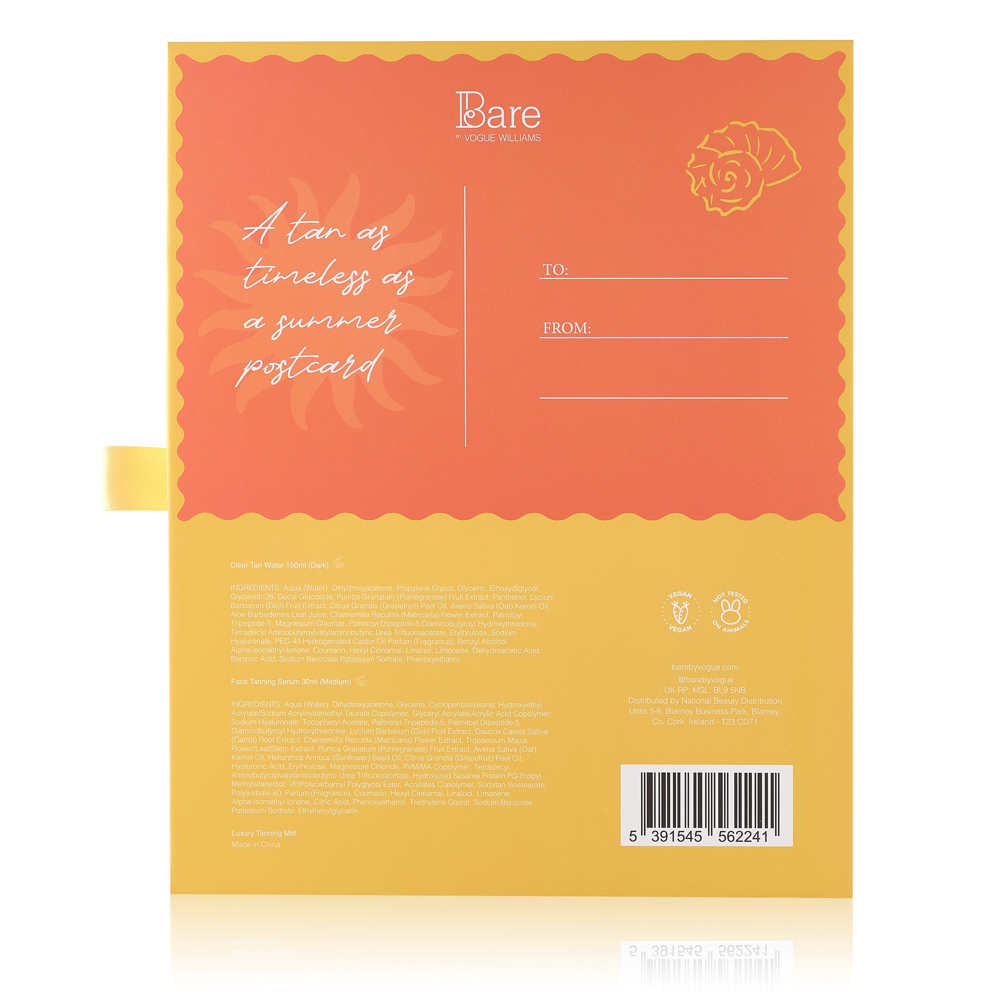 Bare by Vogue Holiday 2025 Gift Set Tanning Bundle Stamped by The Sun