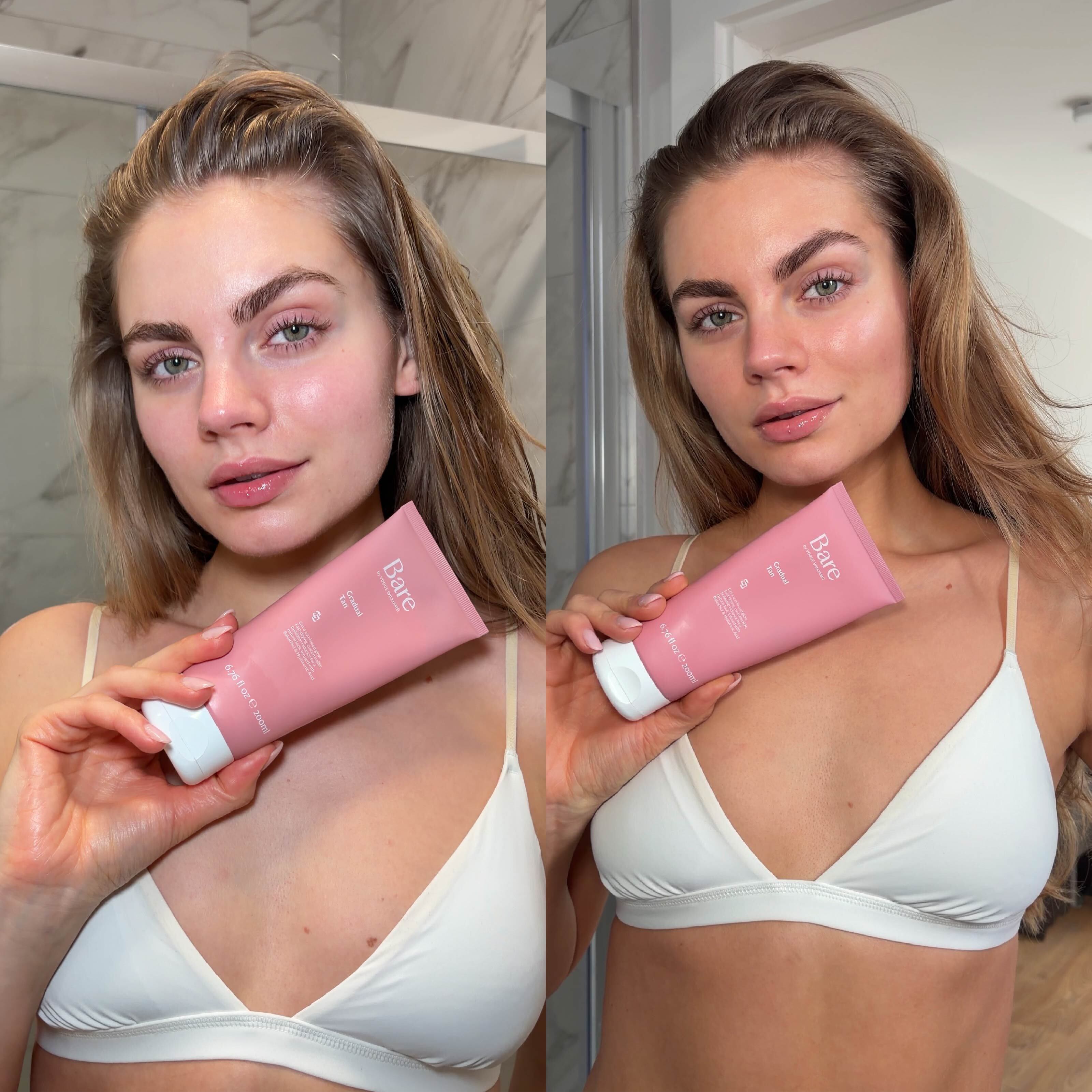 Gradual Tan Before and After