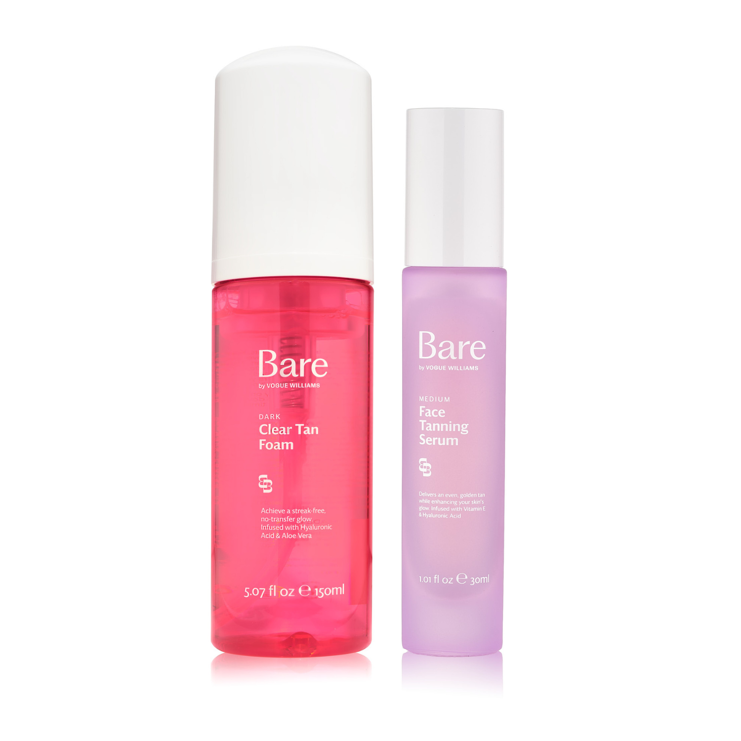 Clear Tan Foam and Face Serum - Dark/Medium