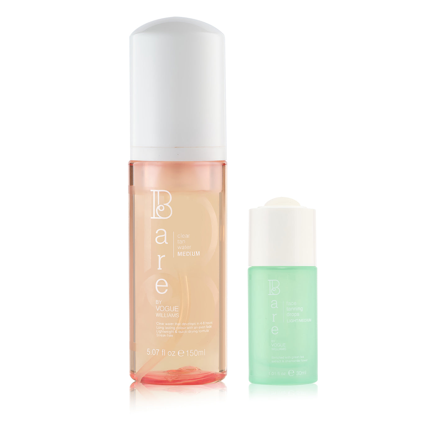 Clear Tan Water and Face Tanning Drops - Light/Medium