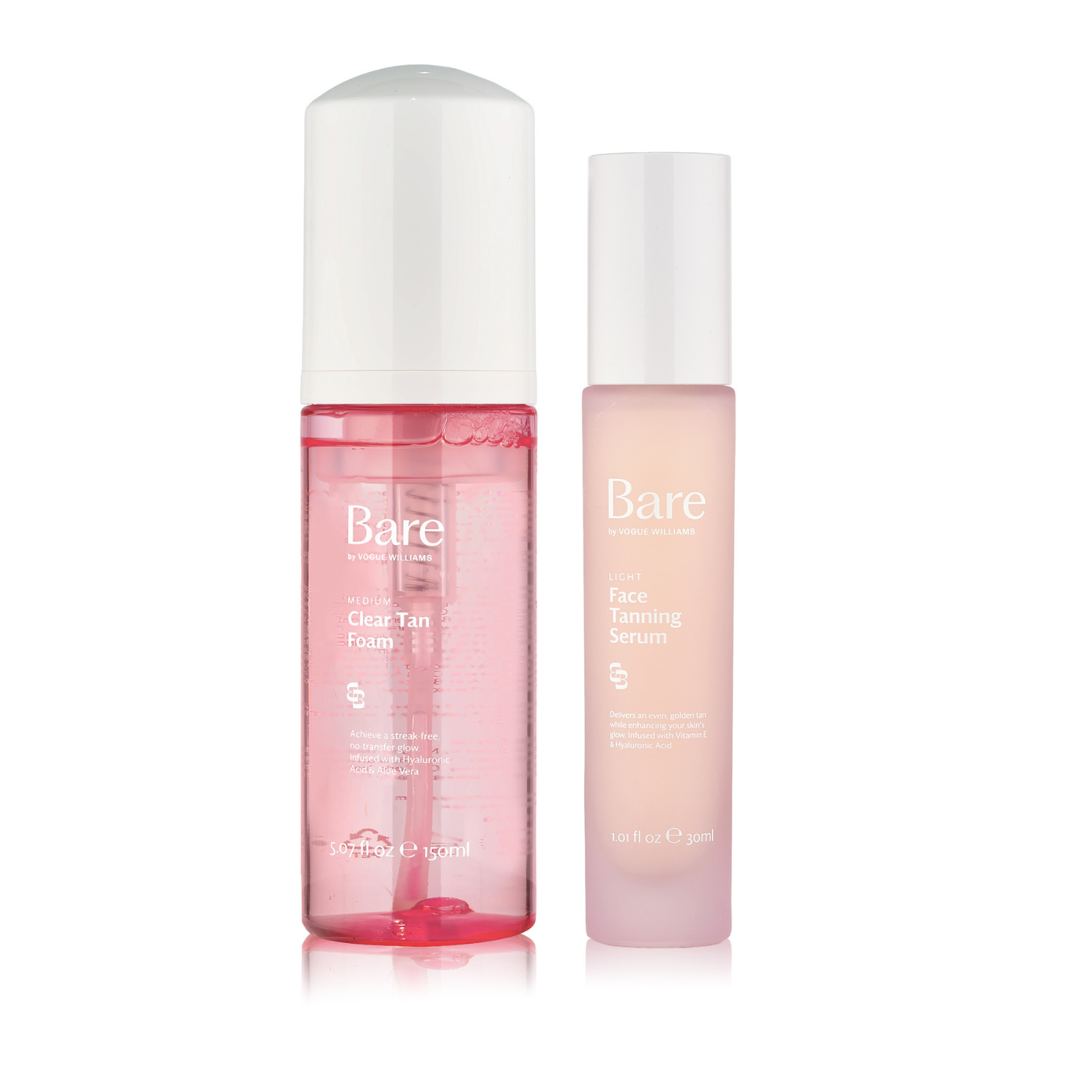 Clear Tan Foam and Face Serum - Medium/Light