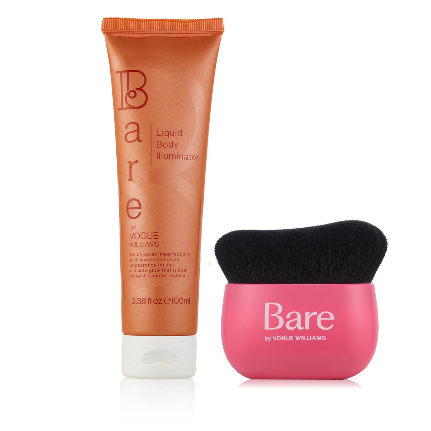 Liquid Body Illuminator and Body Brush