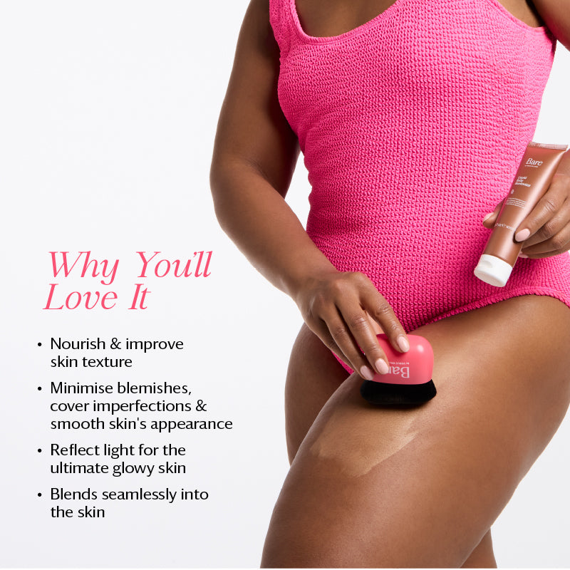 Liquid Body Illuminator and Body Brush